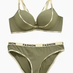 ست شورت و سوتین اسفنجی بدون فنر fashion رنگ سبز