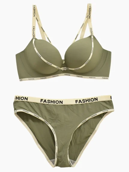 ست شورت و سوتین اسفنجی بدون فنر fashion رنگ سبز