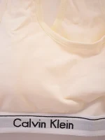 ست نیم تنه و شورت طرح کلوین کلاین برند طرفه رنگ لیمویی از نمای نزدیک