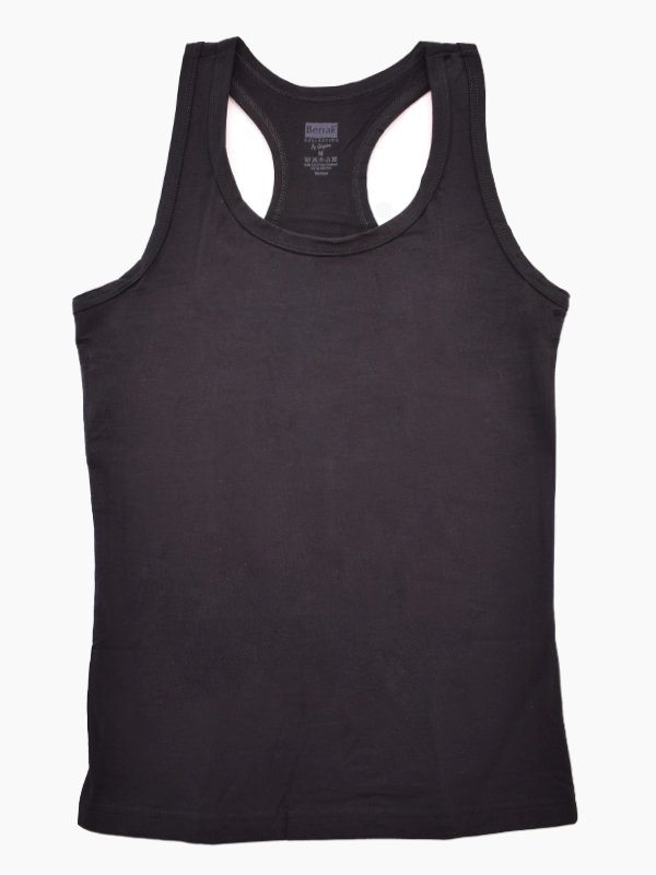 berrak-cotton-racerback-black-top-2007-1 تاپ زنانه نخی ترک براک مدل پشت قهرمانی کد 2007 رنگ مشکی